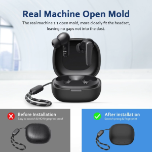 Đựng bảo vệ hợp chống sốc tương thích cho SoundCore p20i/r50i bọc bảo vệ chống bụi có thể giặt hộp sạc tay áo