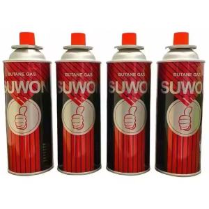 (4pcs) SUWON Safe Butane Gas for Gas stove 220g x 4 pcs Korea Gas Tank Explosion-Proof