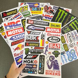 HRC NGK MOTUL GoPro sponsor sticker motorcycle stickers waterproof decals set