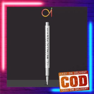 AI-A118 Spidol Warna Metalik Gold Silver Waterproof Metallic Craftwork Pen Marker / Spidol Emas