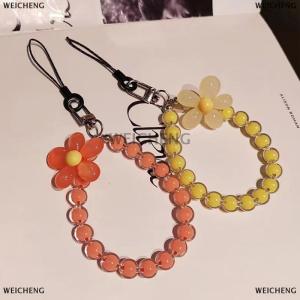 [COD] WEICHENG 1pc Macaron-Colored Bead String Fashion Mobile Phone Lanyard Ins Style Handmade Beaded Anti-Lost Mobile Phone Chain