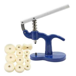 เครื่องมือซ่อมนาฬิกา NeoHome - 12 ชิ้นหัวกดสำหรับการเปลี่ยนถ่าน คุณภาพ: สวยงามและมีฝ้าย