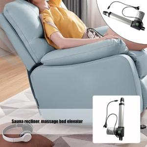 Heavy Duty Lift Mechanism Electric Sofa Motor Actuator ABS & Aluminum Electric Large Push Rod for Massage Chairs