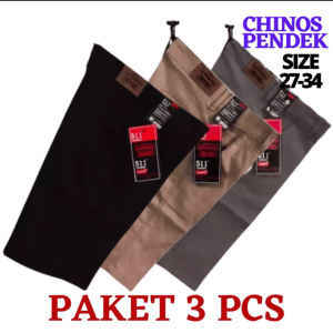 PROMO SPESIAL CELANA CHINO PENDEK PRIA 1 PAKET ISI 3 PCS CELANA CHINO PENDEK PRIA  TERBARU ...