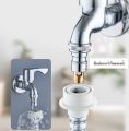 หัวแปลงก๊อกน้ำ  หัวต่อก๊อกน้ำ หัวแปลงก๊อกเครื่องซักผ้า แบบมี stop valve. 
