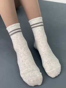 Mid length Pilates Yoga Socks for Children Professional Anti slip Floor Socks Dance Training Socks