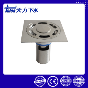 Talea SUS304 Square Floor Drain Anti-Odor Anti-Insect Hair Filter 100x100mm (TY038C001)