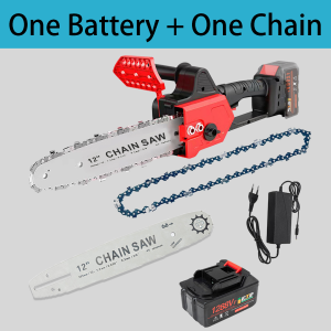 Professional Brushless Chainsaw for Wood Cutting Tree Pruning & Garden Maintenance | Fast Charging Battery Included