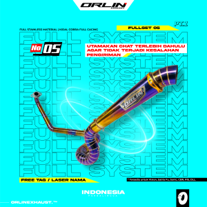 Knalpot Racing Kidal Vixion - R15 - FU - CBR - Sonic - MX - Herex - DLL | Original ORLINEXHAUST.™