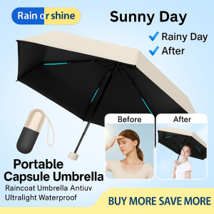 Sun umbrella capsule mini UV sunscreen sunshade