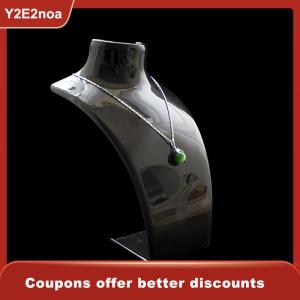 【Y2E2noa】 Mannequin Bust Jewelry Display Rack Necklace Display Holder Jewelry Organizer For Ear Stud Earrings Stand Necklace Chain