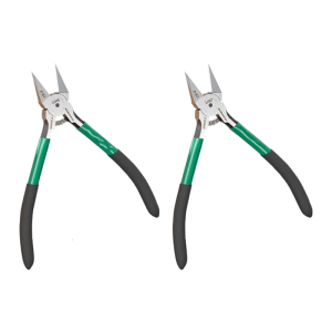 Professional Electrician Snips With Sharpness Precisions Ground Blade Side Clippers For Tight Space Electrical