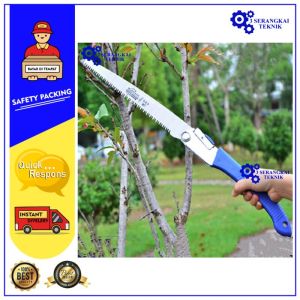 KNIFEZER Gergaji Lipat Portabel Folding Garden Hand Saw - LA145 - Blue