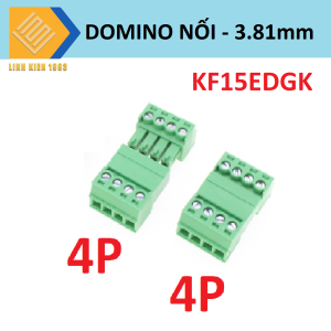 Domino KF15EDGK 3.81mm 2 đầu vít 4 pin
