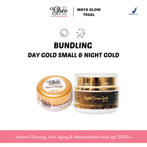 Gbee Gold Series Skincare Mencerahkan Mengatasi Flek Hitam dan Melembabkan SPF 30PA++ Bpom Hasil Glowing