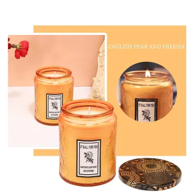 เทียน เทียนหอม เทียนหอมในห้อง เทียนหอมเกาหลี soy wax scented candle มีหลากหลายกลิ่น น้ำหนักเทียน 200กรัม