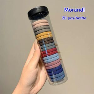 20PCS/Bottle High Elastic Rubber Bands For Adults Womens High Ponytail Hair Bands Durable And Versatile Hair Bands