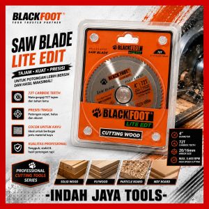 BLACKFOOT LITE EDT Mata Pisau Potong Kayu 4" x 72 T / Wood Circular Saw Blade