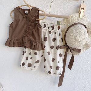 [KIDSWONDERLAND] Setelan Topi Anak Perempuan Alila Polkadot