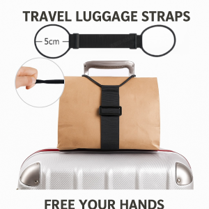 Luggage Straps For Travel Elastic Suitcase Fixed Bands Packing Straps To Secure And Organize Luggage
