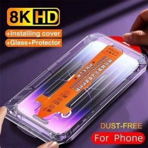 Clear Privacy Tempered Glass Easy Install For iPhone 17 16 15 14 Plus 13 12 11 XR Xs Pro Max 2024 Screen Protector