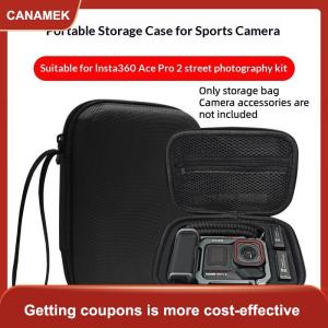 【CANAMEK】 1 túi đựng du lịch chống sốc chống rơi bền bỉ cho Insta360 Ace 2 1 Xplorer Grip túi mang theo bằng EVA