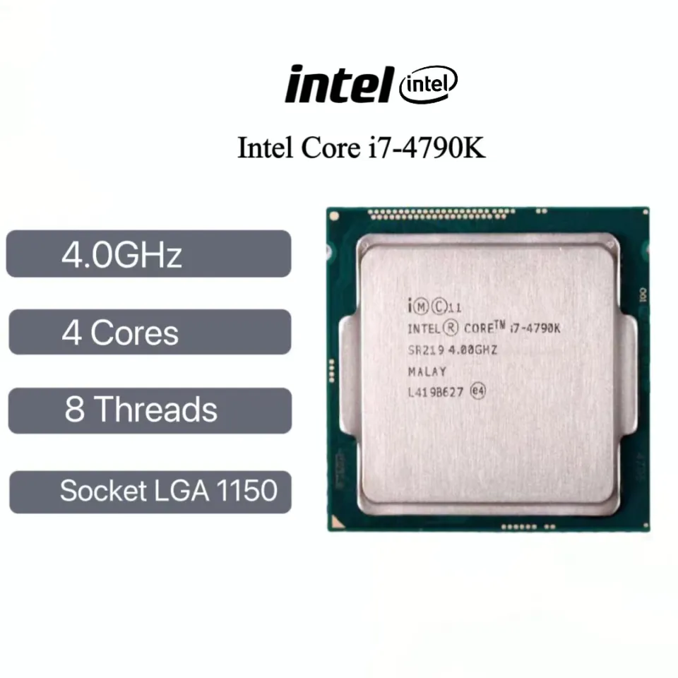 Intel Core I7-4790K Haswell 4.0GHz Quad-Core Processor LGA 1150