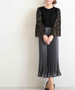 Áo dài tay áo lưới dài tay Kiểu Phương Tây 093