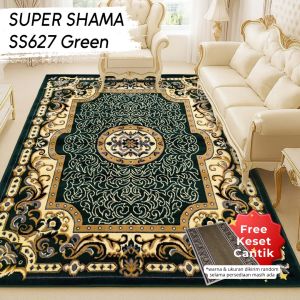 SUPER SHAMA Karpet Lantai 230x310 SS627 Green