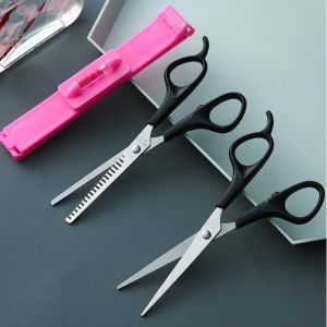 3pcs/set Hair Scissors Cutting Shears Salon Professional Barber Hair Cutting Thinning Hairdressing Set Styling Tool