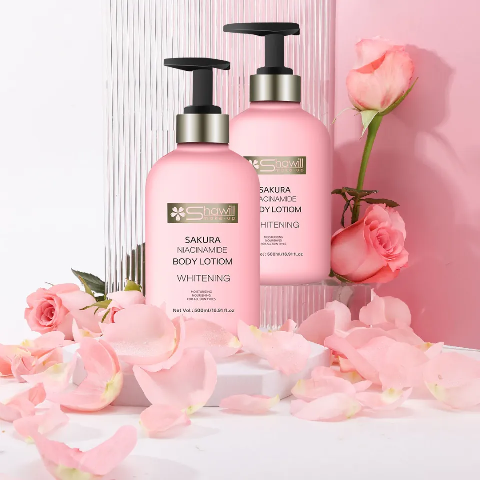Shawill Sakura 5% NIACINAMIDE Body Lotion Whitening Moisturizing