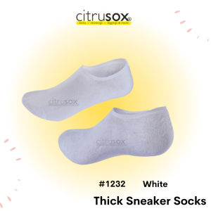 CITRUSOX Non-slip Heel Thick Cushioned Below Ankle Sneaker Socks (22-25 cm EU 36-40) #1232 #no-show