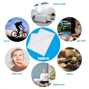 Dùng Một Lần Khăn Salon Phòng Tắm Khăn Ăn An Toàn Spa Du Lịch Tắm Cho khăn lau khô tóc Không vải dệt khăn cắm trại