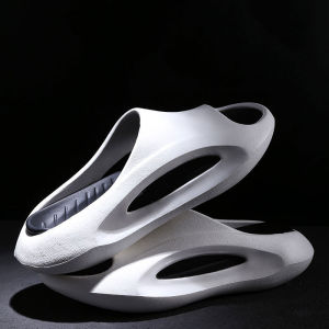 Slides Kanye West Summer Slippers for women and man Couple Slipper Soft Bottom SANDALS Both at home and outdoors