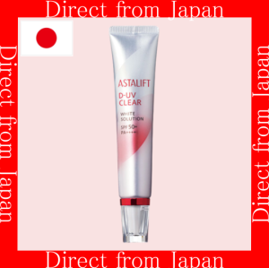 【Direct From Japan】ASTALIFT D-UV Clear White Solution | UV Protection Makeup Base Sunscreen Whitening Tone Up Moisturizing