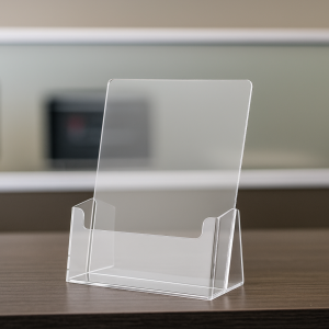 Acrylic Brochure Holder - for Brochures Catalogs Leaflets & Flyers