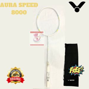 RAKET VICTOR BADMINTON BULUTANGKIS VICTOR AURASPEED 8000 A AURA SPEED 8000A ORIGINAL