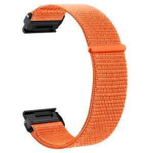 Zenia 26mm 22mm Quick Fit Premium Nylon Watch Strap for Garmin Forerunner 970 965 Fenix 9 8 E 7 7X Pro Sapphire Solar 6 6X 5 5X Plus 3 epix Gen 2 Instinct MARQ Approach S70 47mm S60 S62 Quatix Enduro Tactix D2 Mach 1 Descent Mk1 Mk2 Mk2i Mk3i 51mm G1 G2