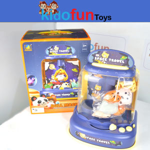 Mainan Anak Mesin Capit Boneka Ada Musik Space Travel / Little Bear Mini Claw Doll
