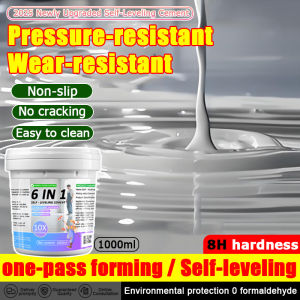 【24-hour delivery】self leveling cement epoxy floor paint waterproof quick dry cement wear resistant stain resistant non slip cat lantai simen lantai 自流平水泥