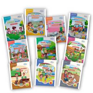 harga paket buku Paud Usia 4-5 Tahun kelompok A Penerbit Arya duta