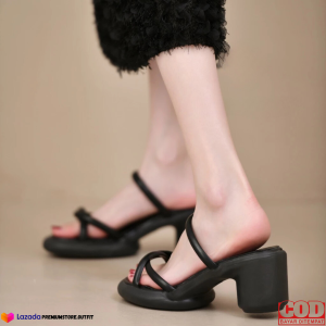High Heels Fashion Sandal Kekinian untuk Wanita - Korean Style Casual Elegan & Simple