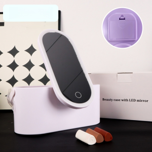 Portable Illusion Rechargeable Cosmetic Mirror Organizer