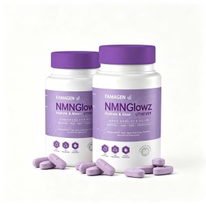 Famagen NMN Glowz | Skin Beauty Vitamin Supplement Bright Glowing Skin Antioxidant Oral Care NMN 300mg with SOD & ROD