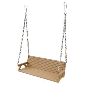 SDFSF with Chain Bench-Style Bird Swing Creative Birdcage Decoration Interactive Bird Toy Durable Funny Parrot Swing Toy Birdcage Accessories
