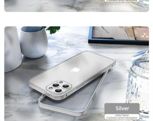 ZUZG Aluminum Alloy Metal Bumper Case for iPhone 14 Pro Max 14 Plus 14 13 12 11 Pro Max with Full Body Protective Camera slim Matte Back cover No fingerprints