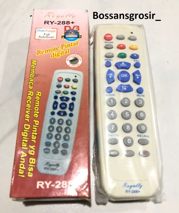 Remote Remot DVB Multi RY-288+ Remot Digital Broad Casting Multi Fungsi Full Auto Scan Termurah CODE 02