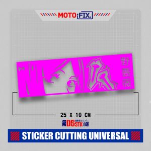 STIKER CUTTING PREMIUM MOTIF 20 / Sticker Mobil / LAPTOP / MATA ANIME / JDM / JAPAN DRIFT / KACA