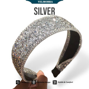[VELMORRA] Headband Velore Bando Korea Kristal Mewah Bling Blink Berkilau