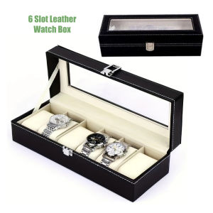 Leather Watch Box Watch Display Box Watch Storage Kotak Jam Tangan Watches Organizer Jewellery Case
